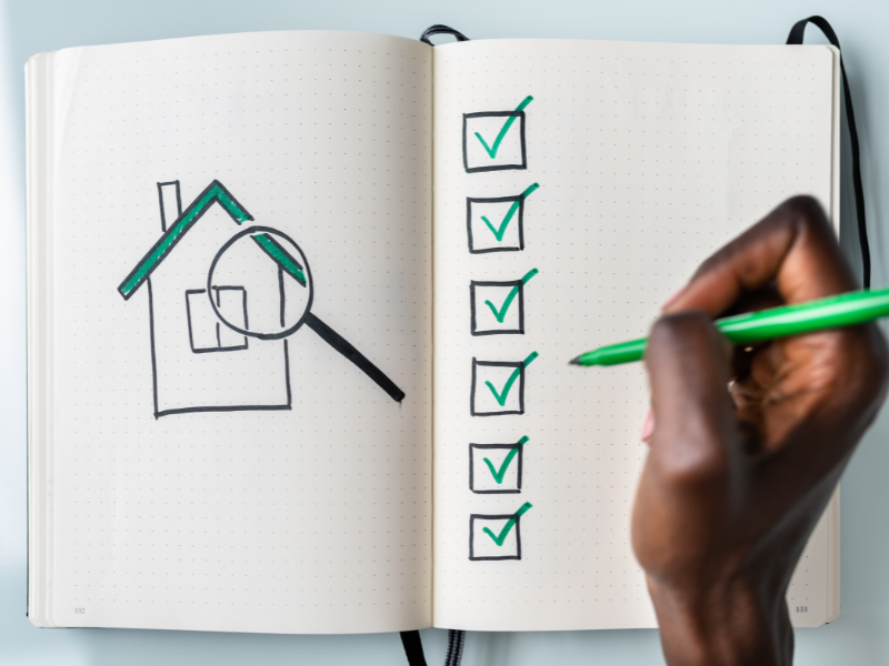 Image of a checklist with steps to sell a home FSBO in Florida.