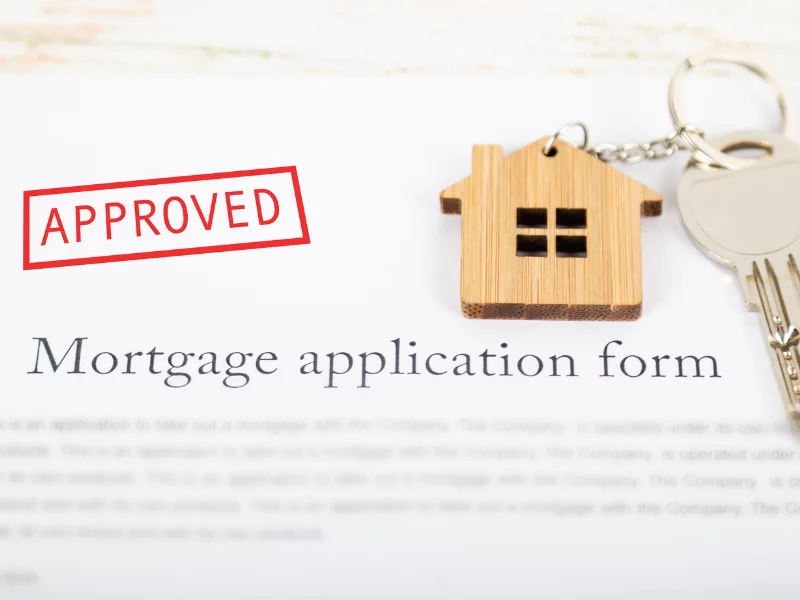 Image showing a pre-approved mortgage document.