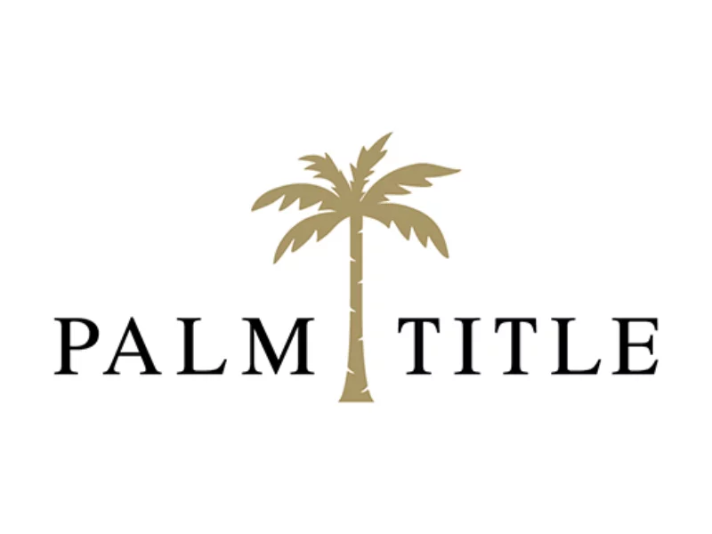 The Palm Title Partners logo: A title and real estate settlement provider in Florida.